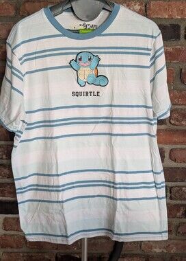 Squirtle Striped Pokemon Tee